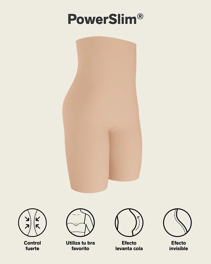 Culotte gainante taille haute avec haut contrôle de l'abdomen et de la taille