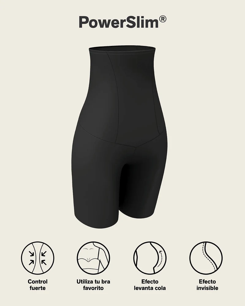 Culotte gainante taille haute avec haut contrôle de l'abdomen et de la taille