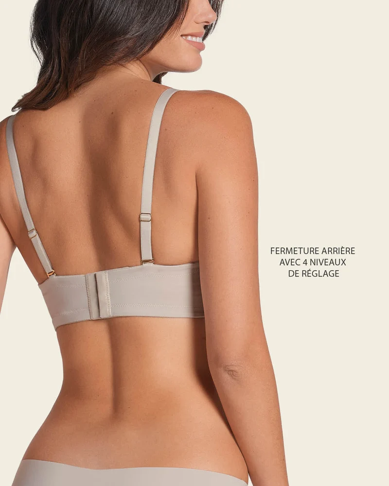 Soutien-gorge WOW rembourré, peut être porté sans bretelles