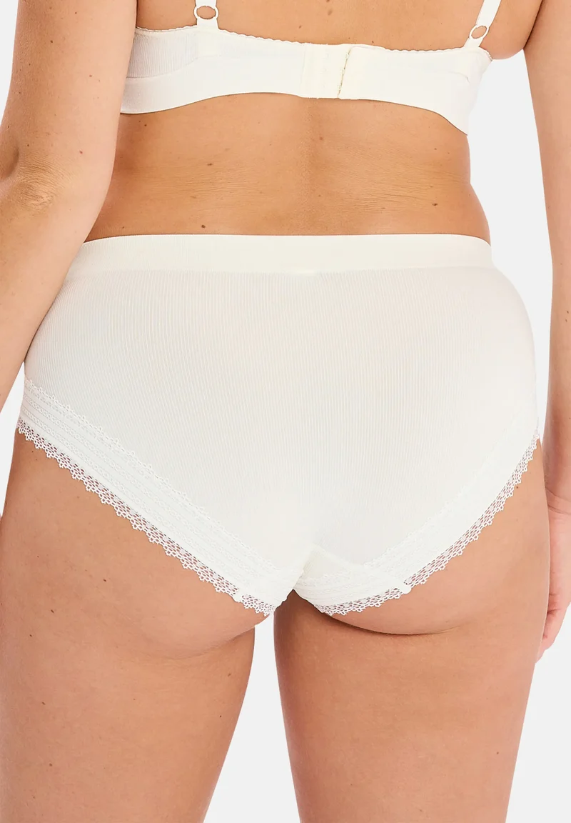 Lot de 2 slips Agathe Noir et Ivoire