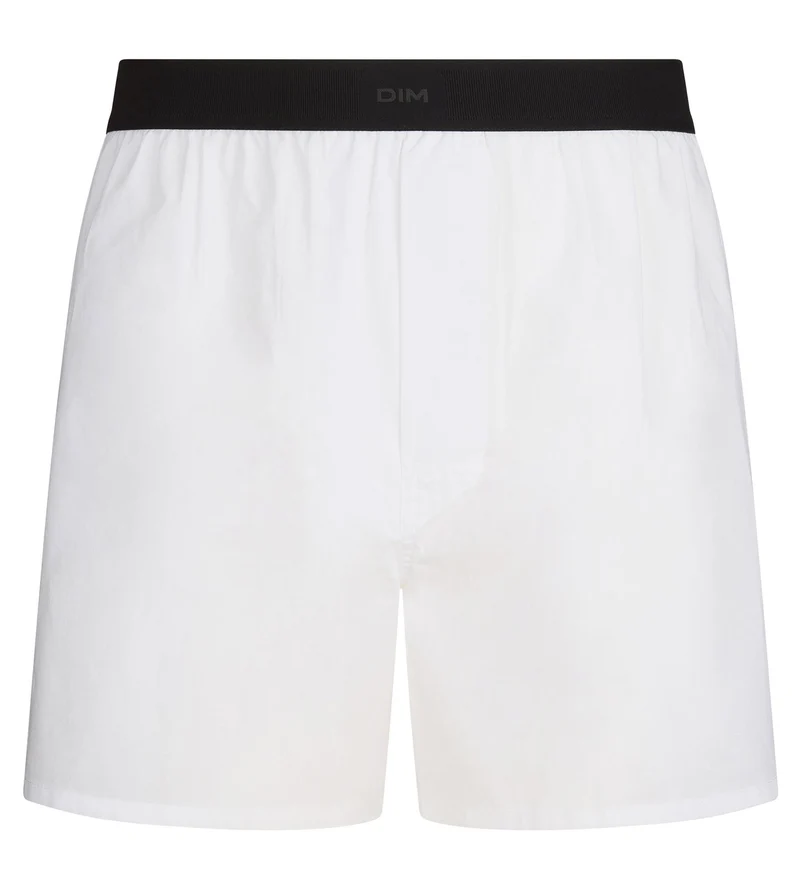 Boxer Ample Homme Signature Coton Blanc