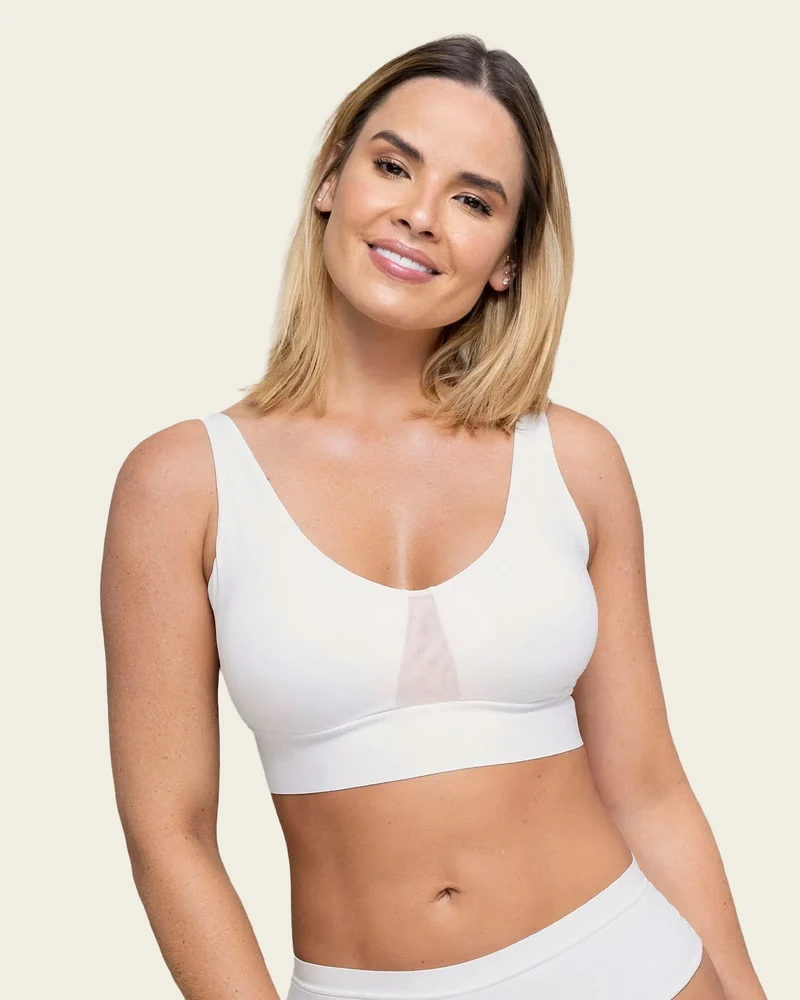 Soutien-gorge sans coutures avec rembourrage de contour amovible