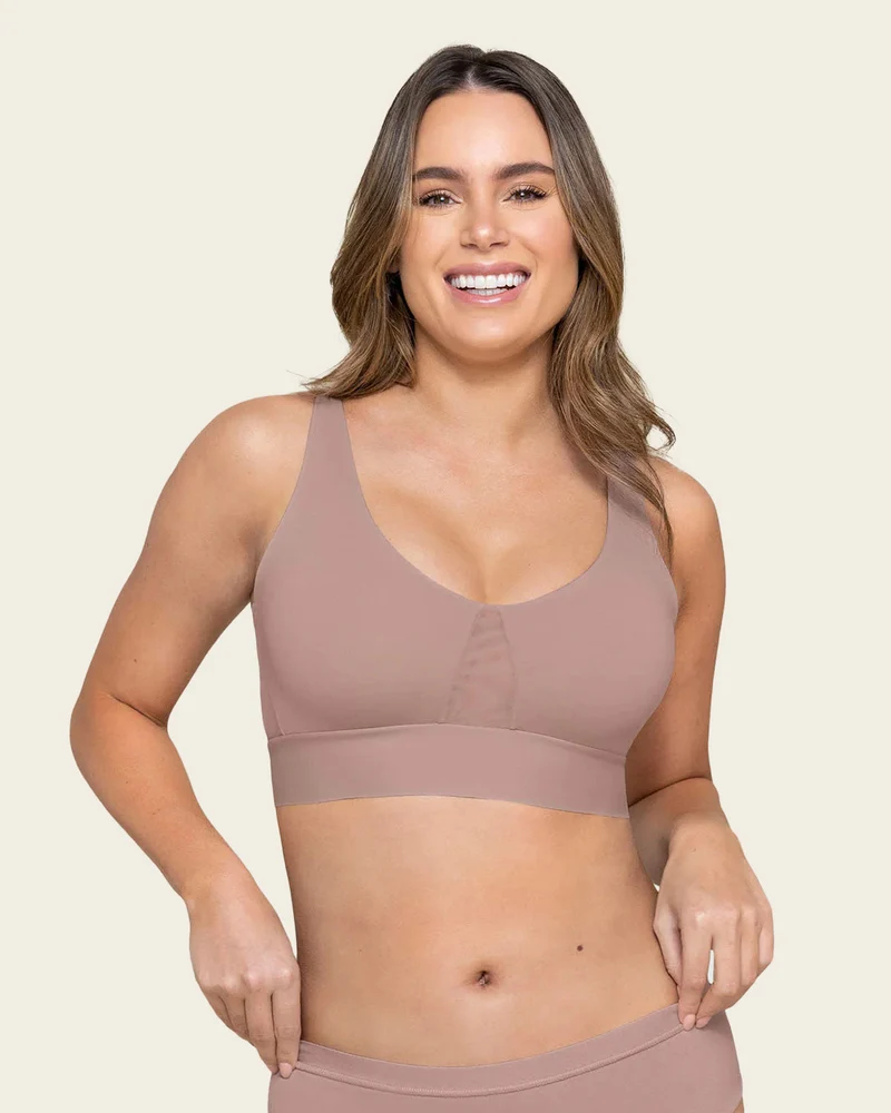 Soutien-gorge sans coutures avec rembourrage de contour amovible