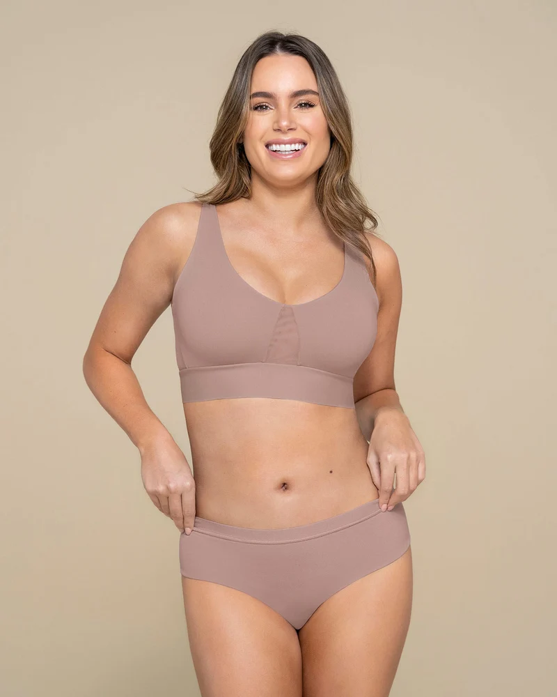 Soutien-gorge sans coutures avec rembourrage de contour amovible