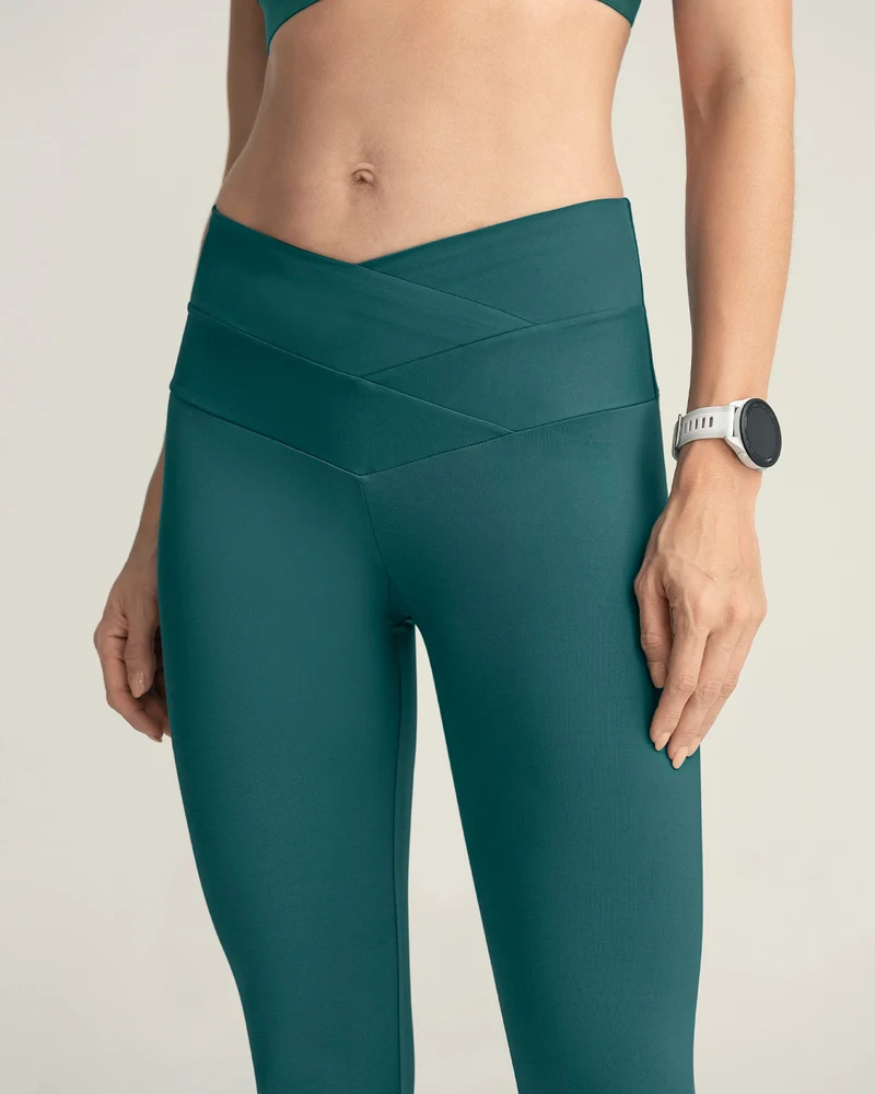 Legging gainant à taille en V