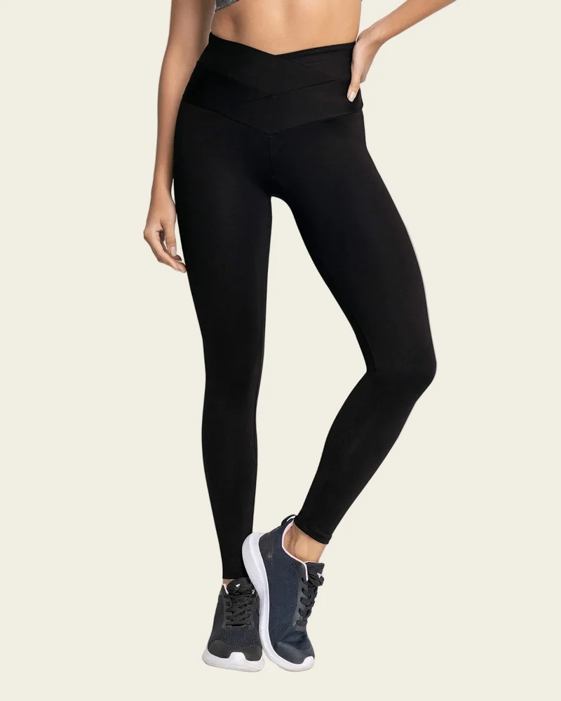 Legging gainant à taille en V