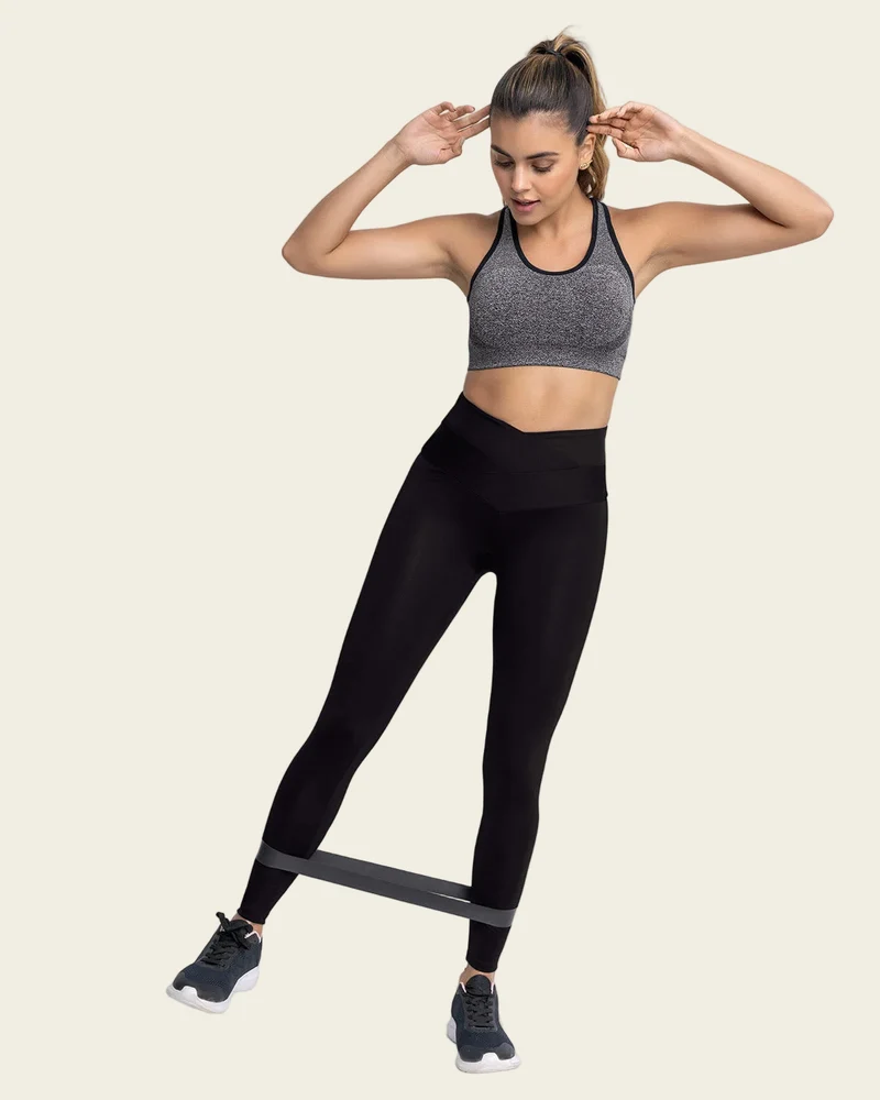 Legging gainant à taille en V