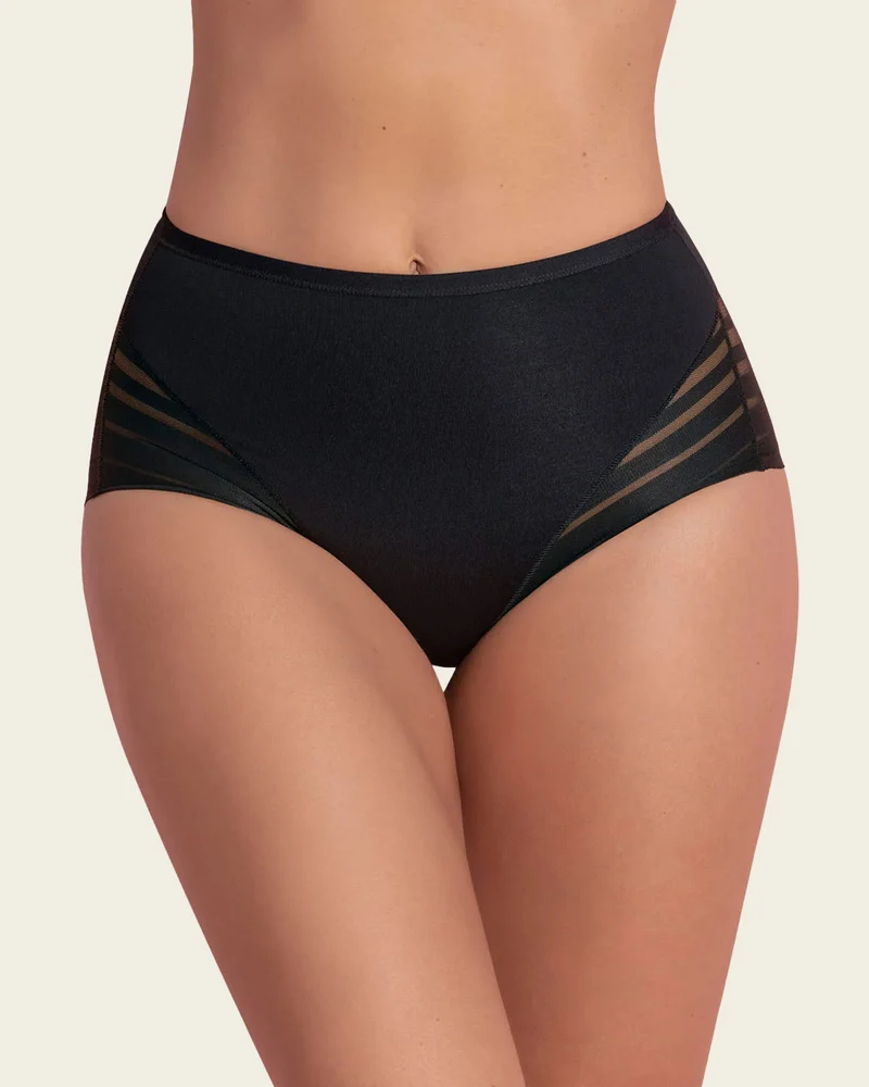 Pack de 2 culottes gainantes classiques avec contrôle modéré de l'abdomen