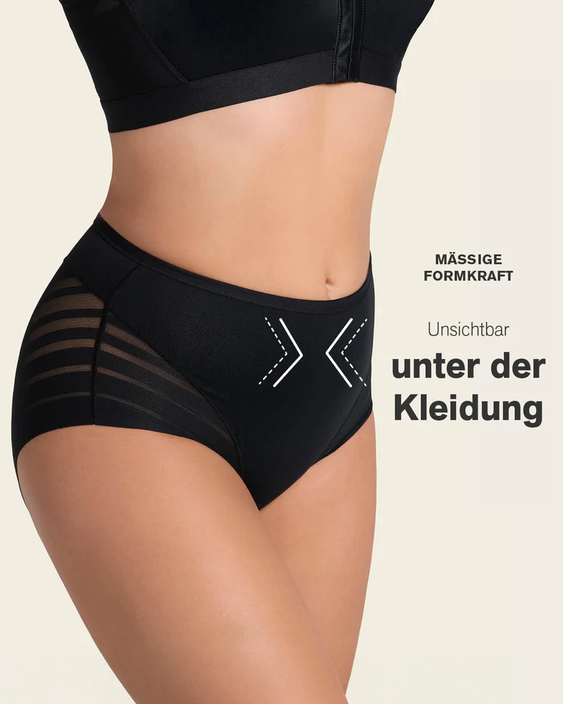 Pack de 2 culottes gainantes classiques avec contrôle modéré de l'abdomen