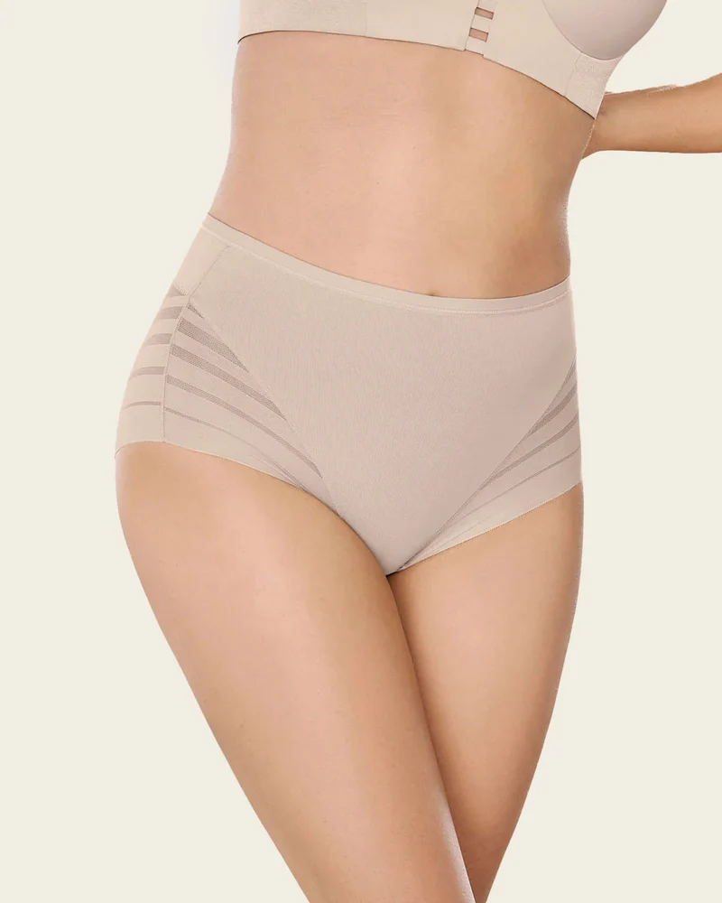 Pack de 2 culottes gainantes classiques avec contrôle modéré de l'abdomen