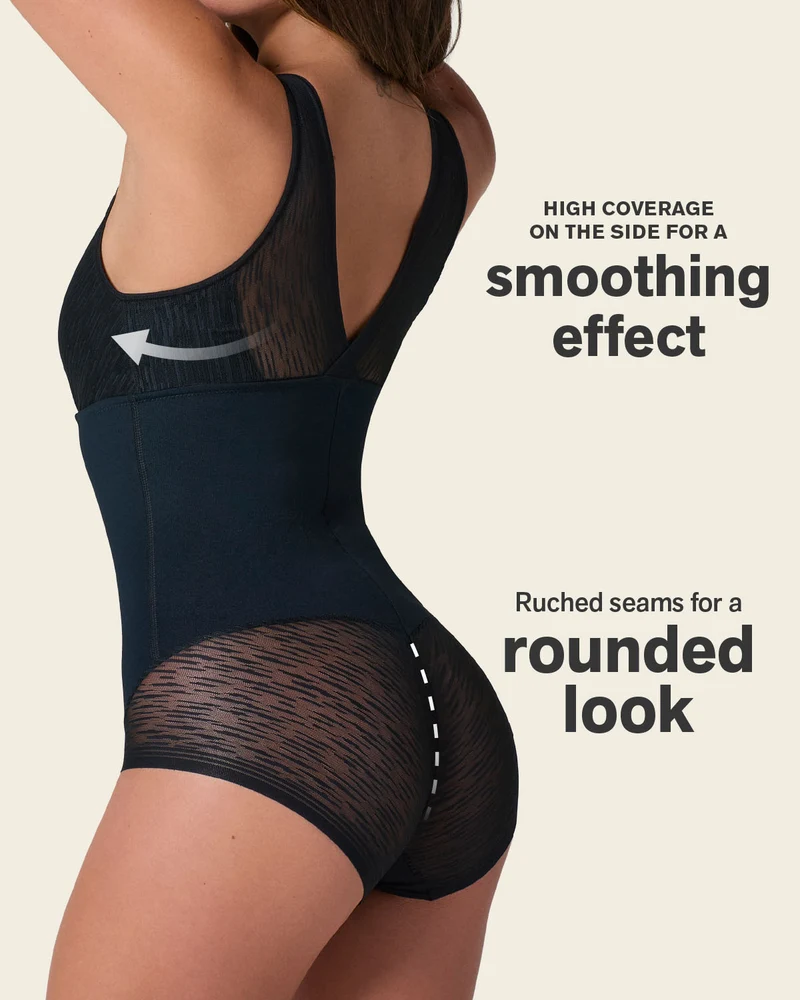 Body avec contrôle du ventre avec bralette intégrée