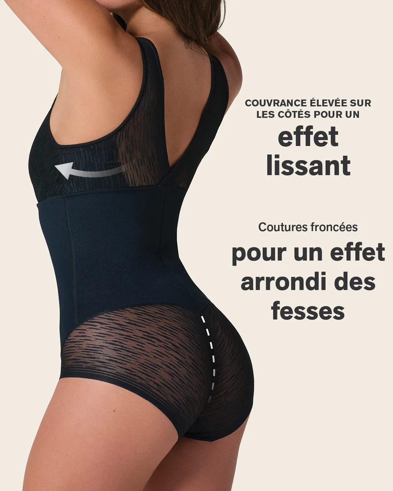 Body avec contrôle du ventre avec bralette intégrée
