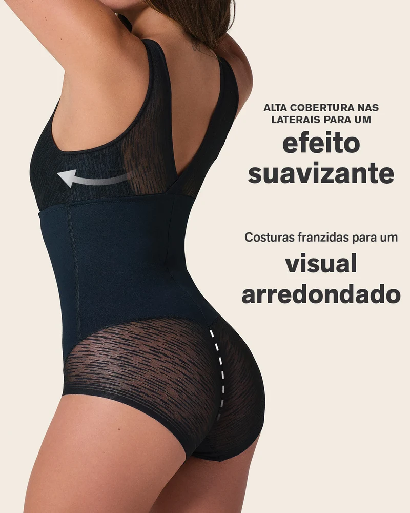 Body avec contrôle du ventre avec bralette intégrée