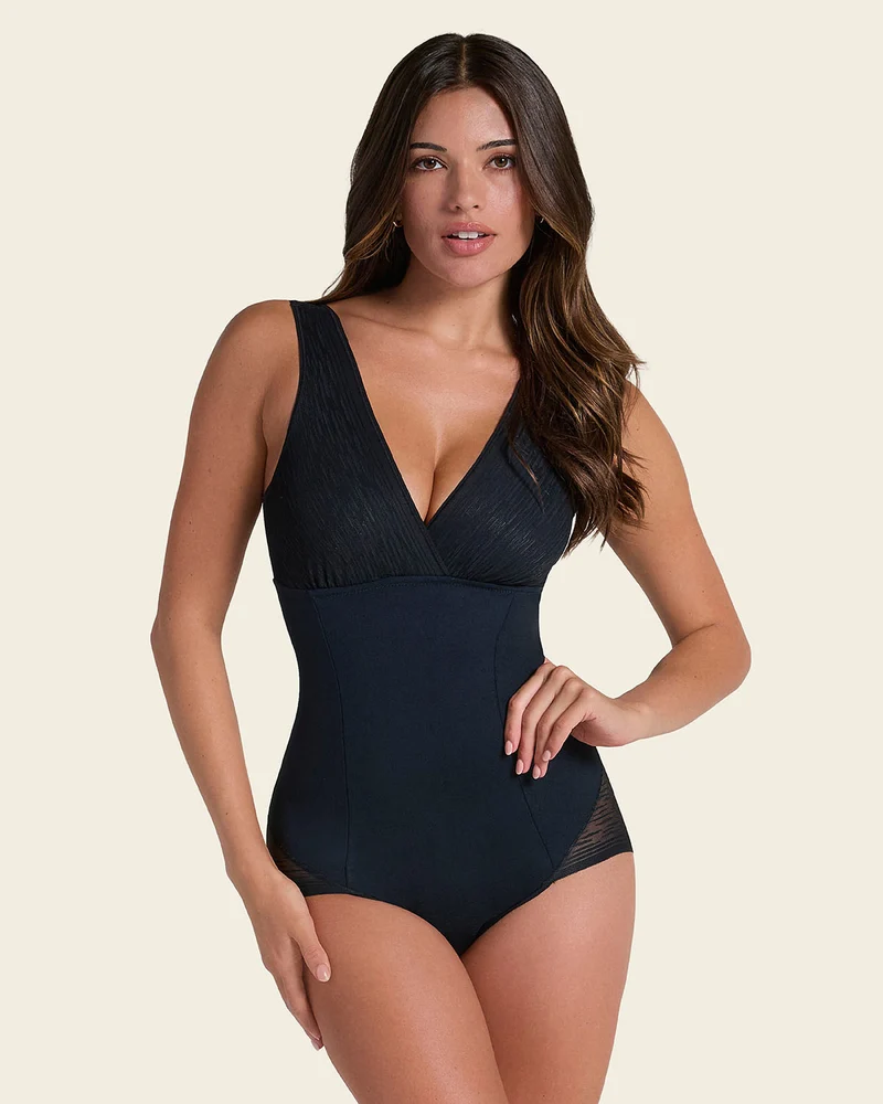 Body avec contrôle du ventre avec bralette intégrée