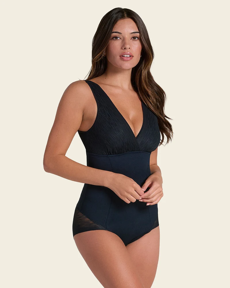 Body avec contrôle du ventre avec bralette intégrée