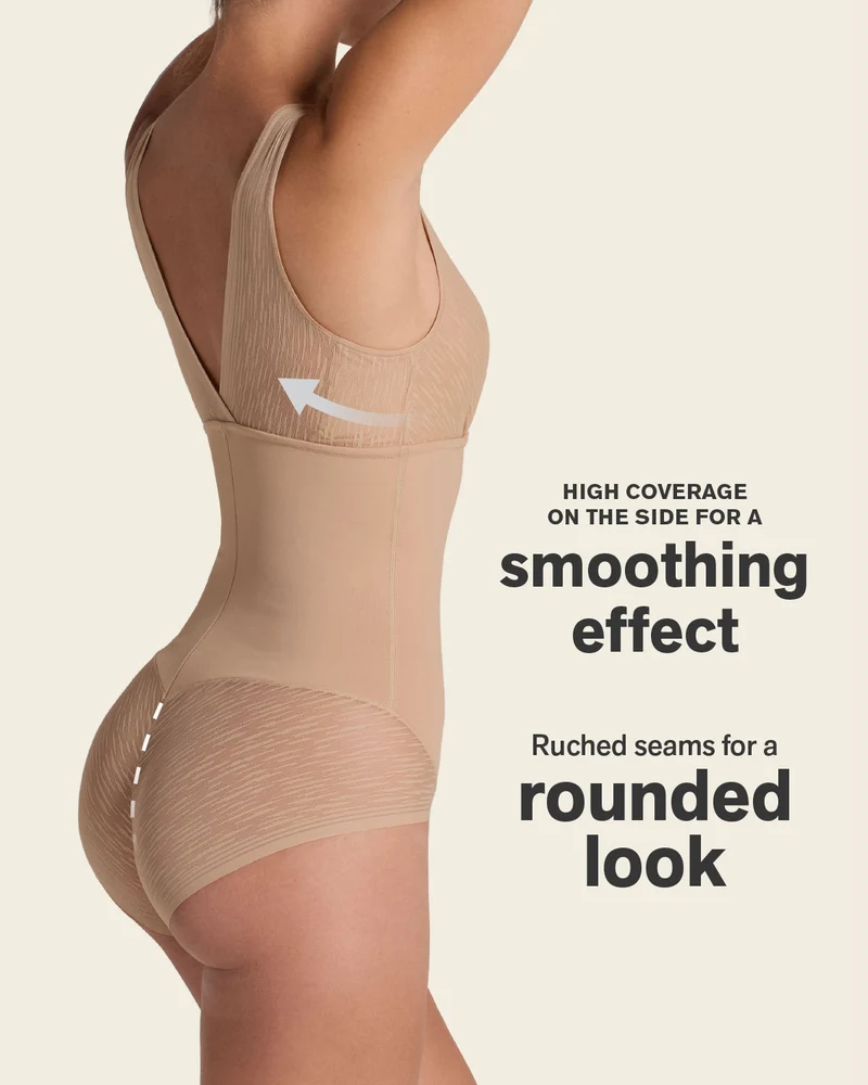 Body avec contrôle du ventre avec bralette intégrée