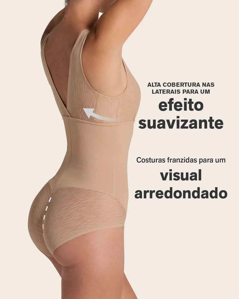 Body avec contrôle du ventre avec bralette intégrée