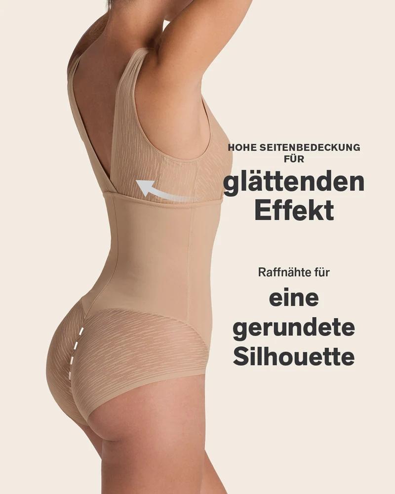 Body avec contrôle du ventre avec bralette intégrée