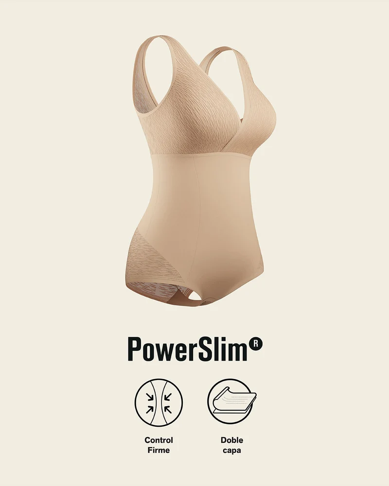 Body avec contrôle du ventre avec bralette intégrée