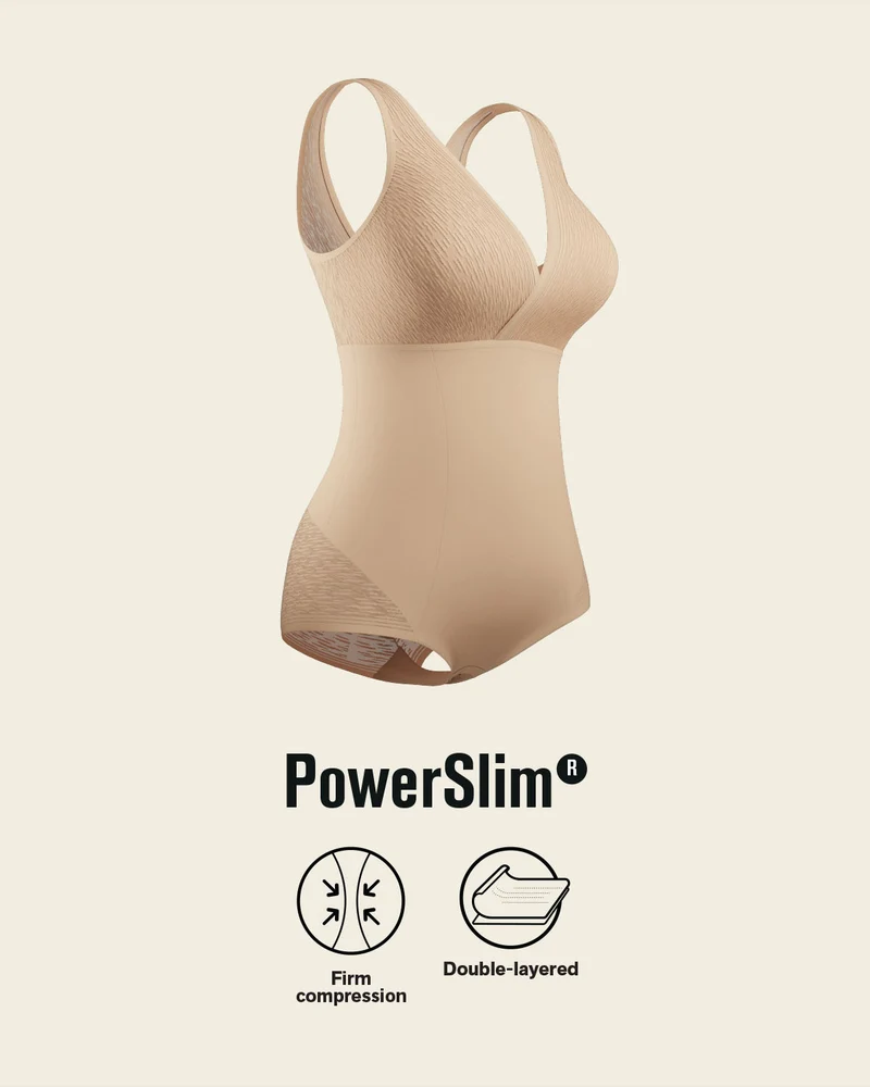 Body avec contrôle du ventre avec bralette intégrée
