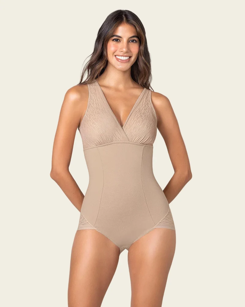 Body avec contrôle du ventre avec bralette intégrée