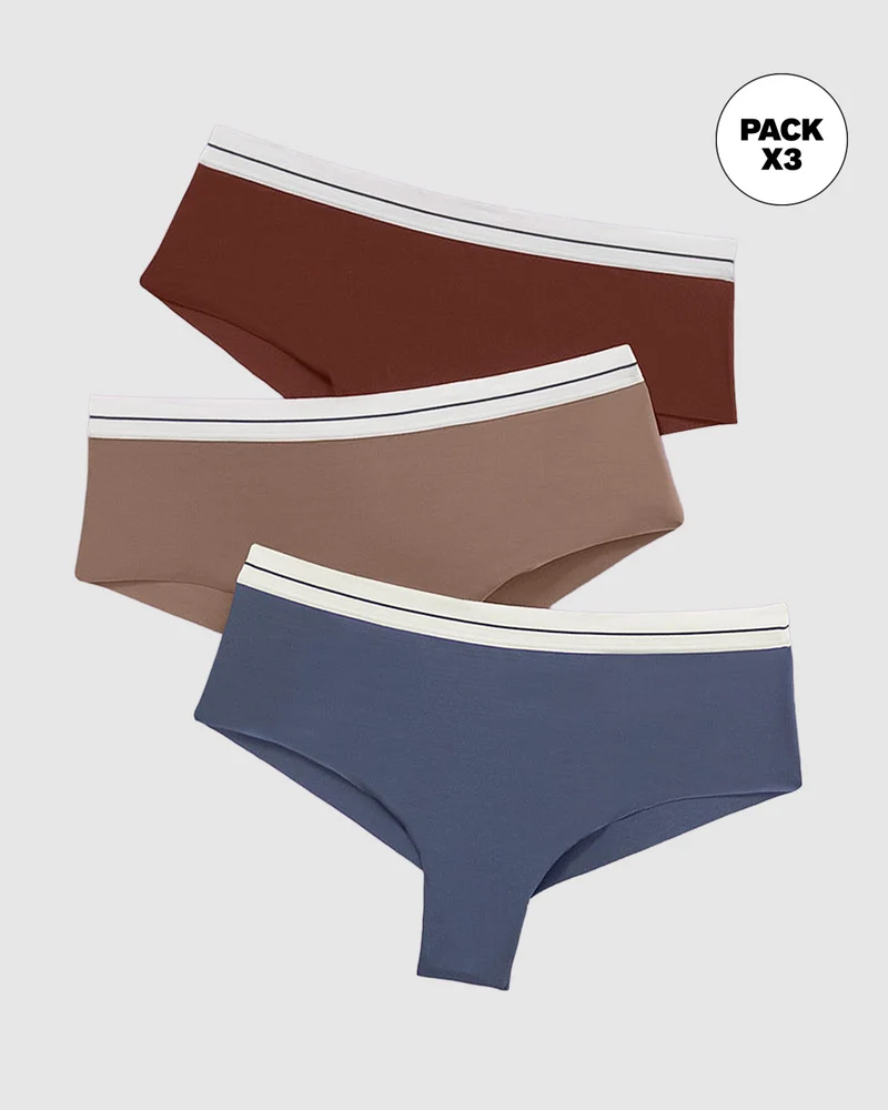 Pack de 3 culottes coquines ultra-confortables
