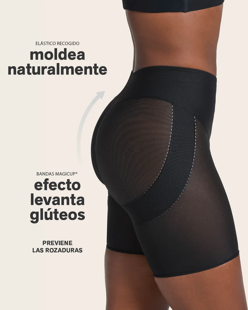 Shorty gainant qui soulève les fesses et contrôle fort l'abdomen