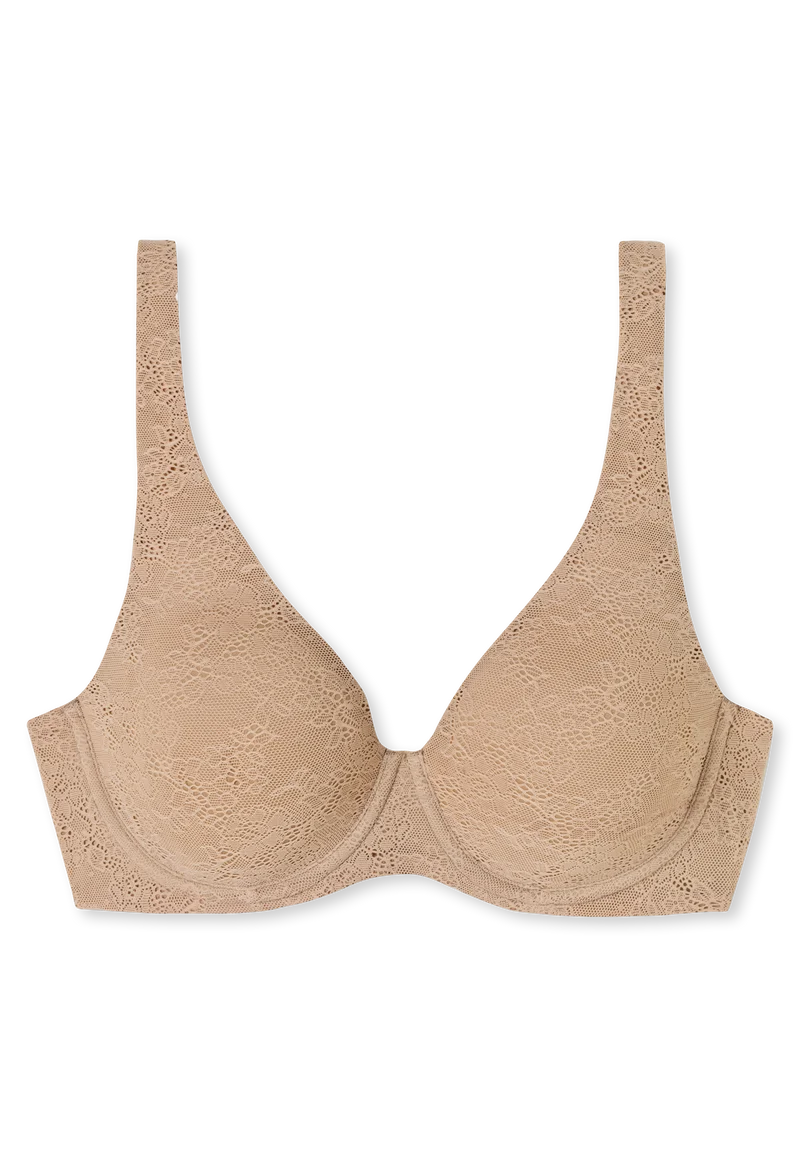 Bügel-BH mit Spitze Beige - Air