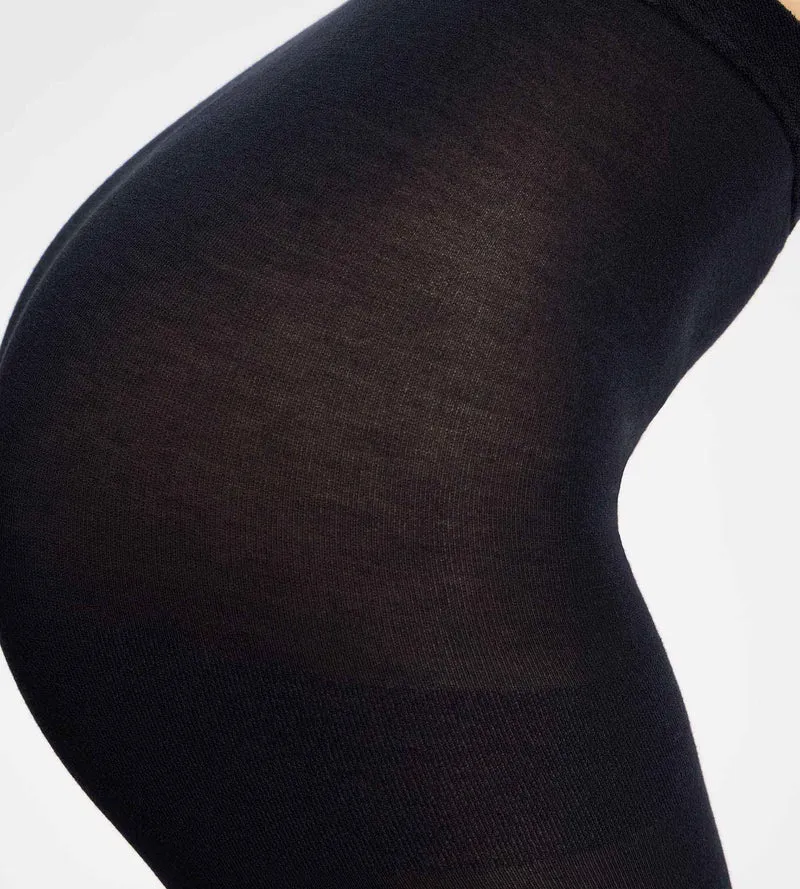 Collant chaud effet laine noir 115D Thermo