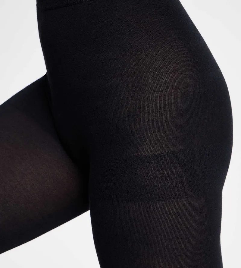 Collant chaud effet laine noir 115D Thermo