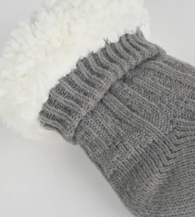Chaussettes polaires femme gris acier Cocoon