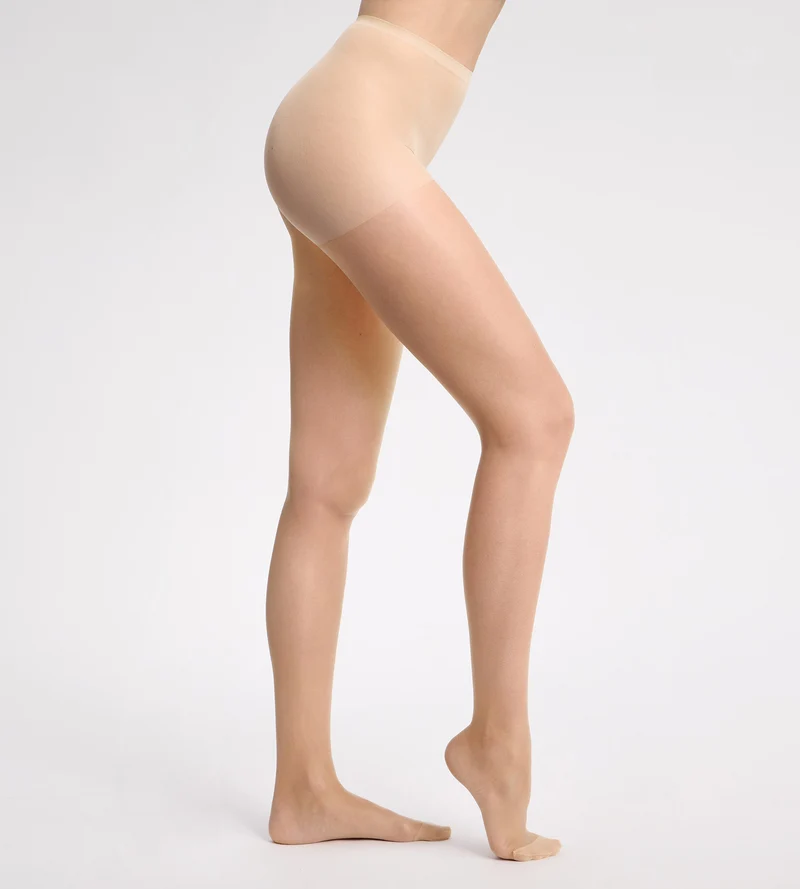 Collant transparent Nude clair