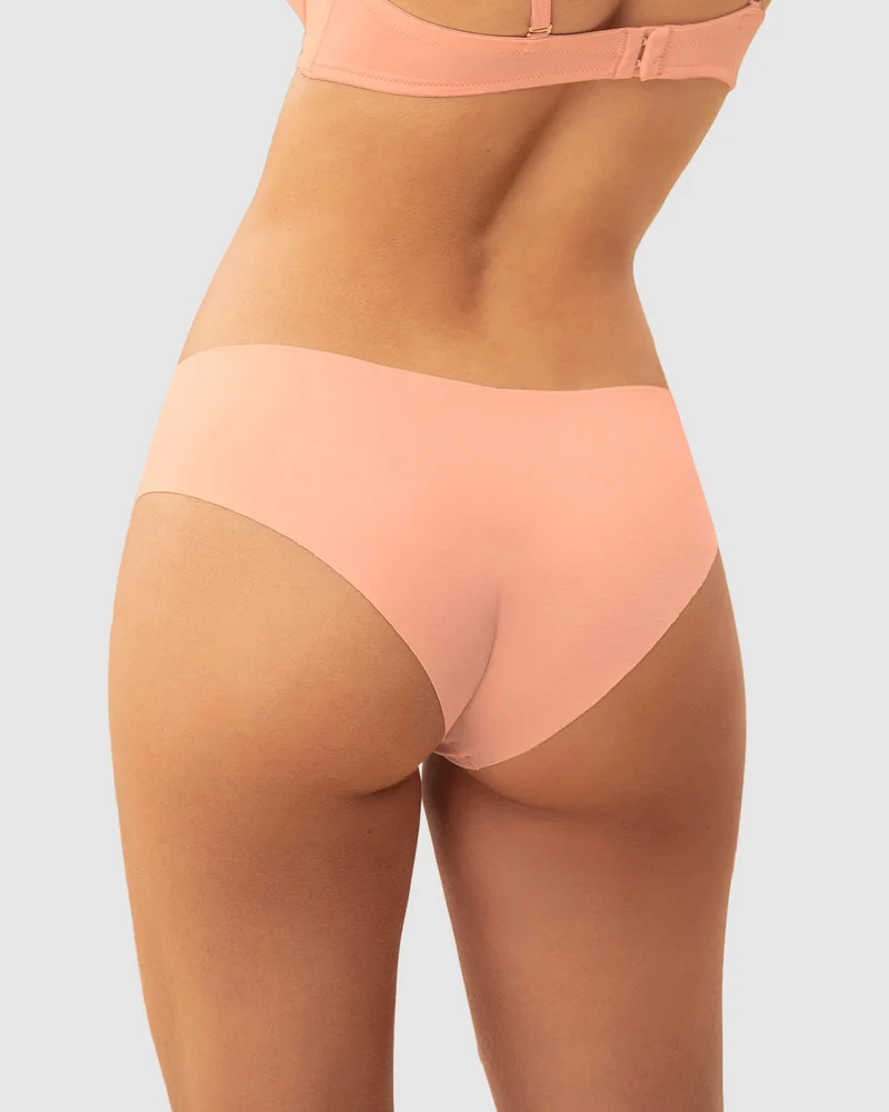 Pack de 2 culottes hipster avec des coutures contrastées décoratives