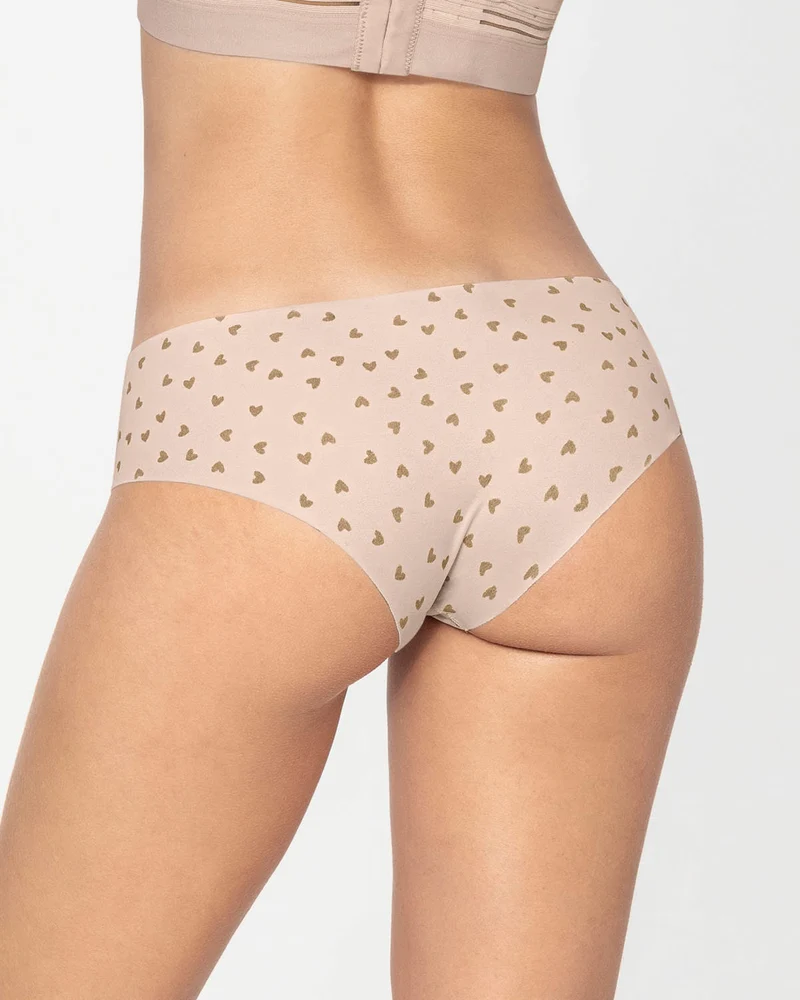 Pack de 2 culottes hipster avec des coutures contrastées décoratives