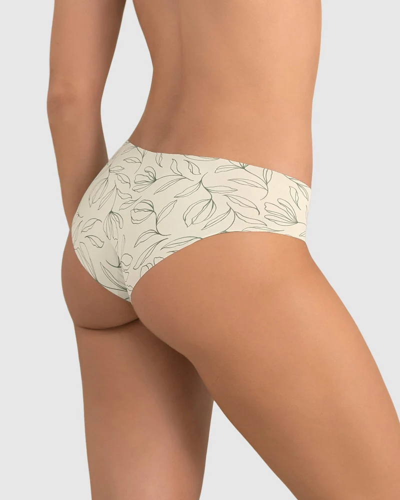 Pack de 2 culottes hipster avec des coutures contrastées décoratives