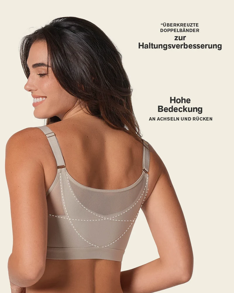Soutien-gorge correcteur de posture avec coques en mousse
