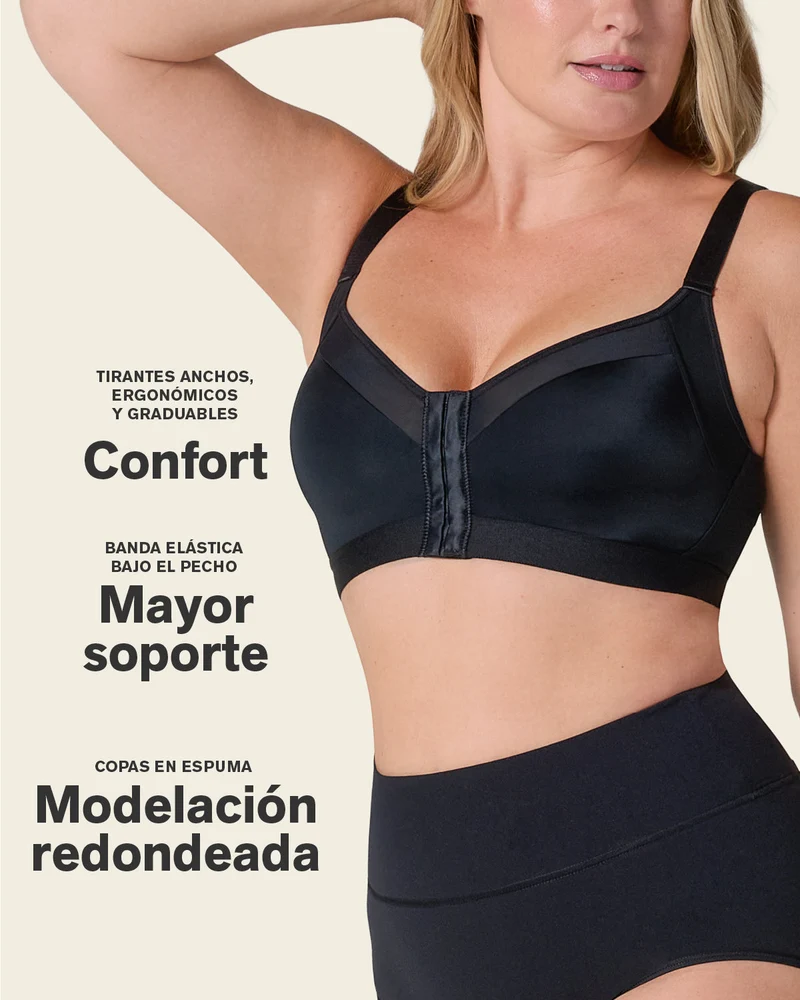 Soutien-gorge correcteur de posture avec coques en mousse