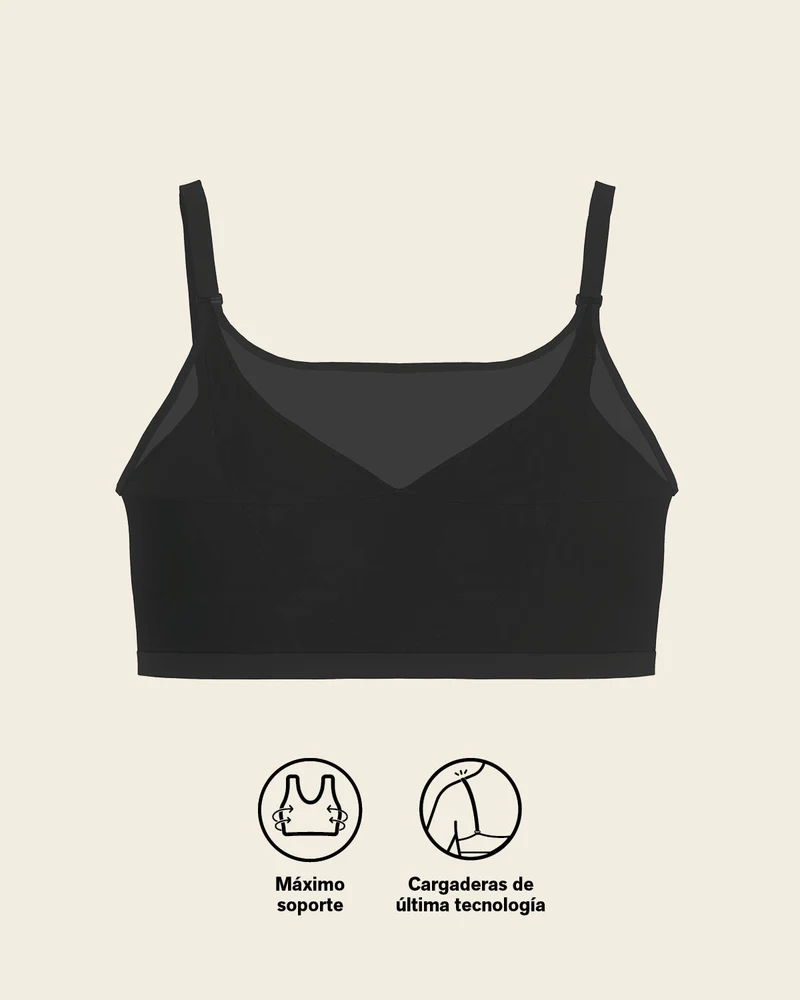 Soutien-gorge correcteur de posture avec coques en mousse