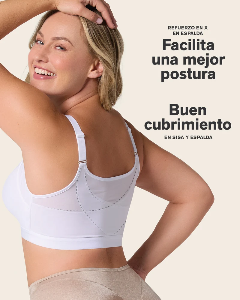 Soutien-gorge correcteur de posture avec coques en mousse