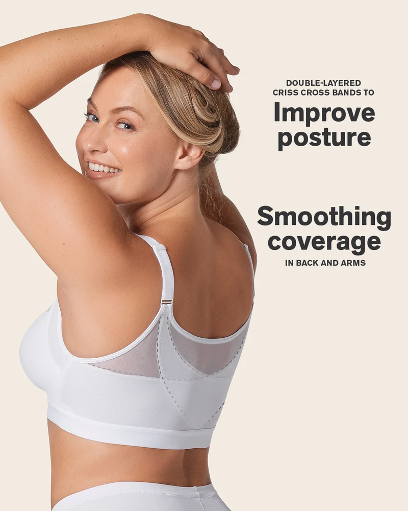 Soutien-gorge correcteur de posture avec coques en mousse