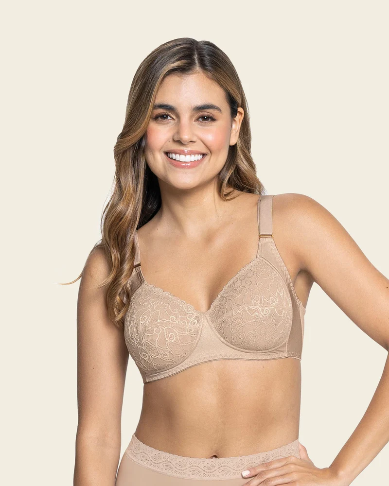 Soutien-gorge élégant sans armatures pour une couvrance et un soutien accrus