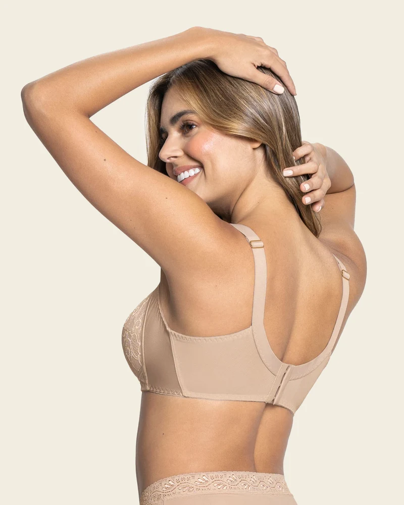 Soutien-gorge élégant sans armatures pour une couvrance et un soutien accrus