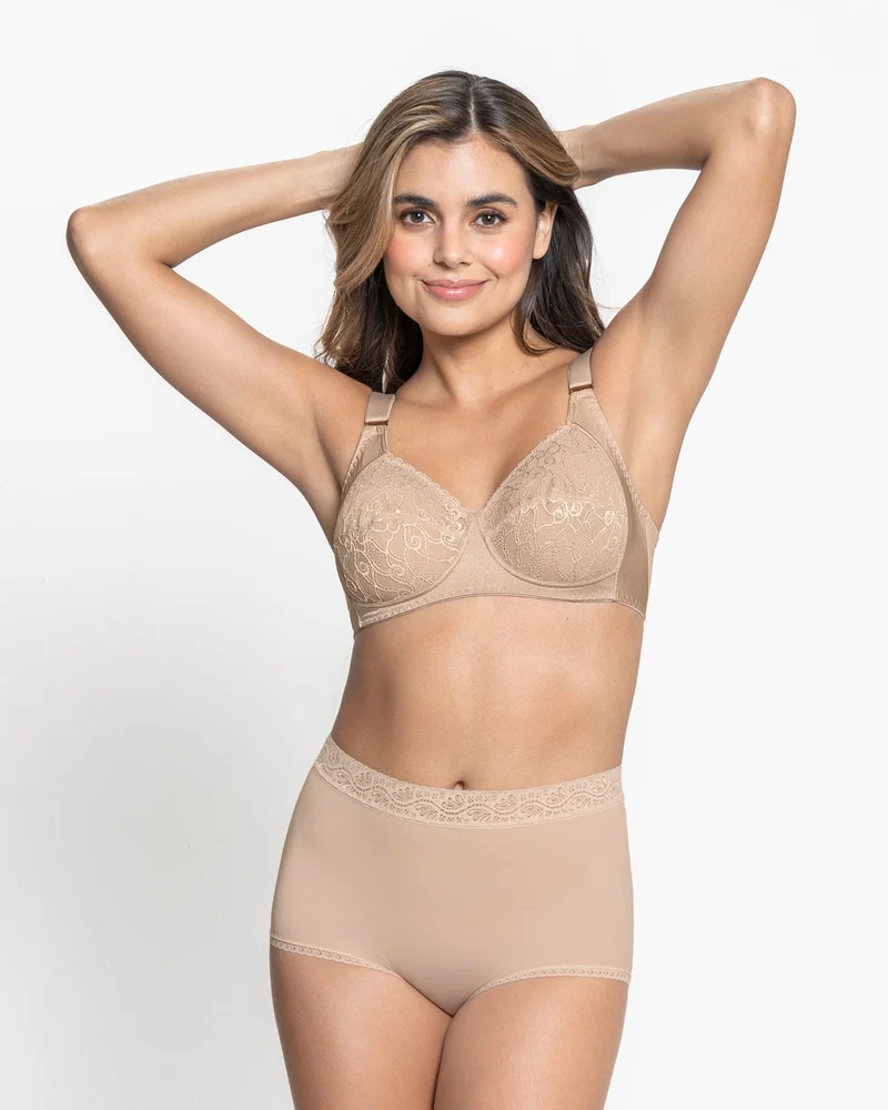 Soutien-gorge élégant sans armatures pour une couvrance et un soutien accrus