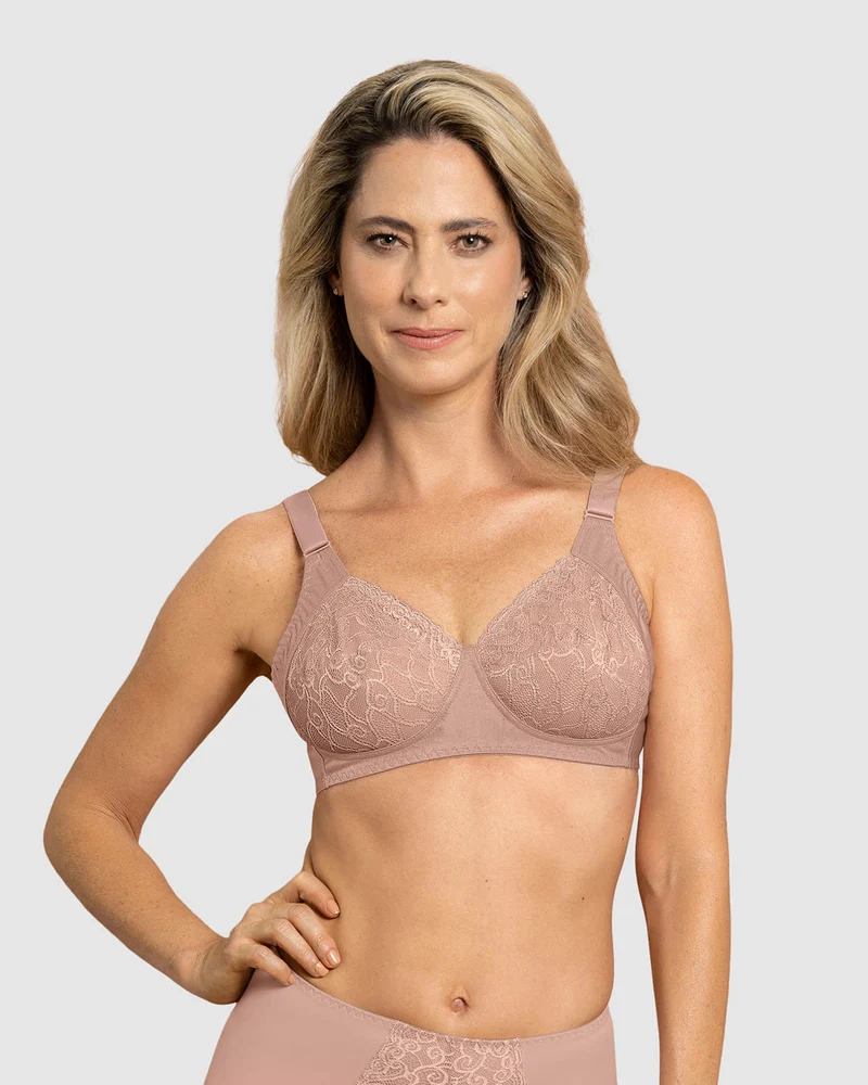 Soutien-gorge élégant sans armatures pour une couvrance et un soutien accrus