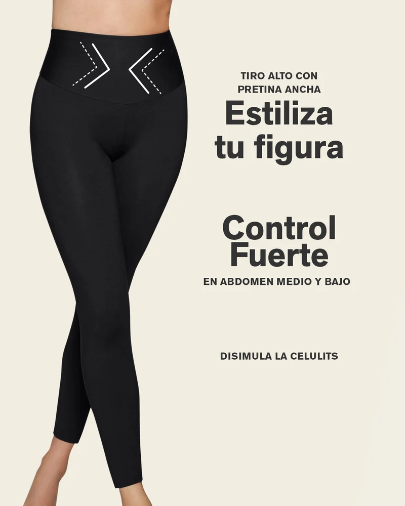 Legging de contrôle avec short intérieur pour un effet fesses liftées