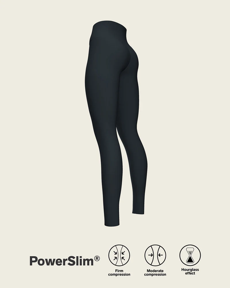 Legging de contrôle avec short intérieur pour un effet fesses liftées
