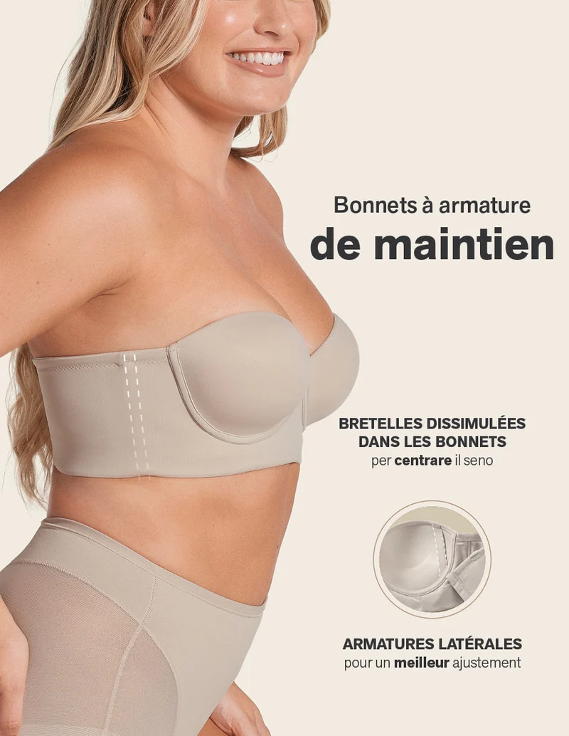 Pack de 2 soutiens-gorge bustier 360°