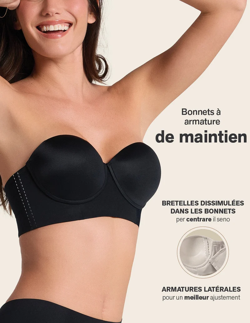 Pack de 2 soutiens-gorge bustier 360°
