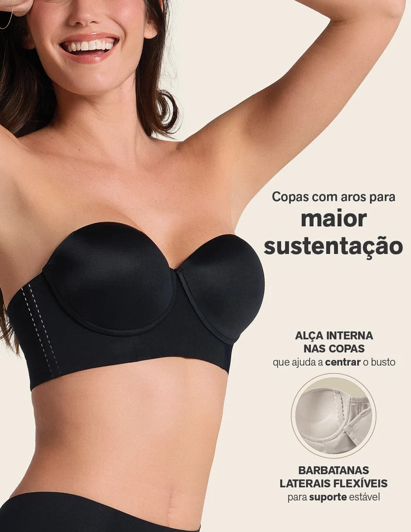 Pack de 2 soutiens-gorge bustier 360°
