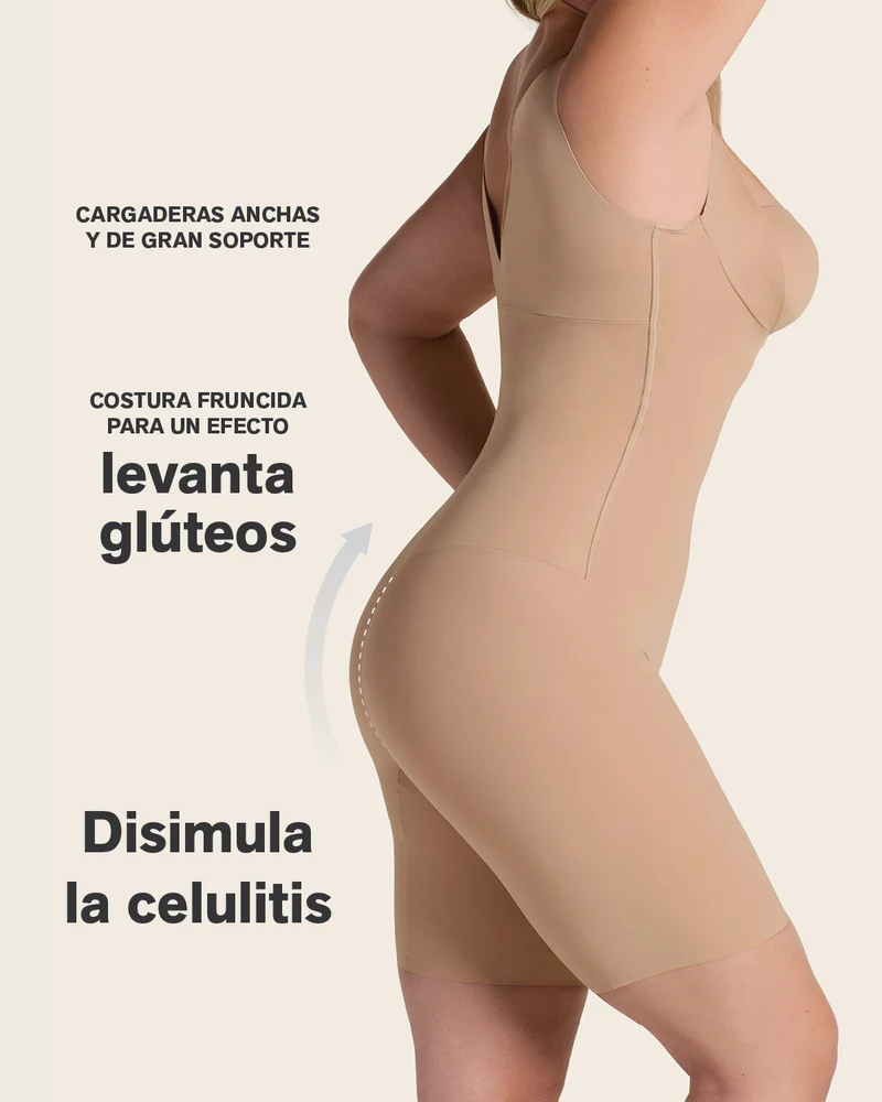 Body à poitrine ouverte ultra-léger avec compression modérée